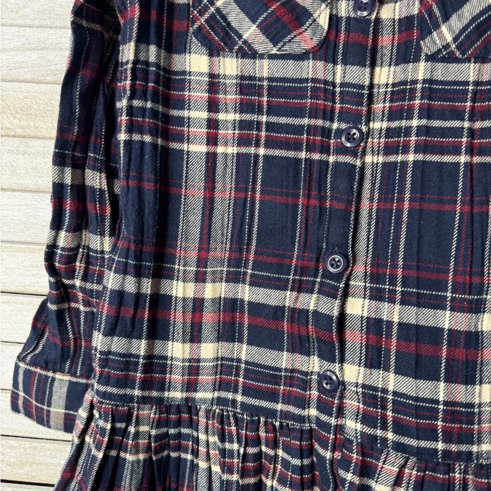Ralph Lauren Girls Plaid Shirt Dress Size 6 Preppy Academia Fall Classic